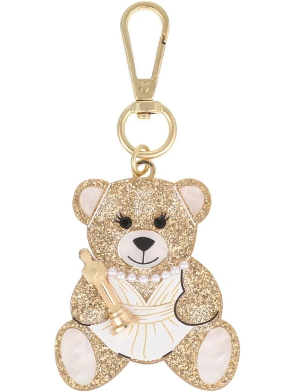 Cute Bear Keychain Bag Charm | Patriotic 4th of July Purse Accessory for Women